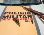 Nova Serrana: PMR apreende armas e munições durante blitz; condutor é preso