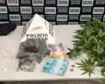 Nova Serrana: PM apreende 38 pedras de crack e tabletes de maconha