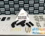 Nova Serrana: Cinco são detidos por associação ao tráfico de drogas e posse ilegal de armas