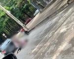 Mulher fica ferida em acidente entre carro e moto no Interlagos, em Divinópolis