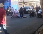 Divinópolis: Mulher fica ferida em acidente de moto na av. Paraná