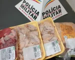 Churrasco interrompido pela PM: Mulher é presa com carnes e asinhas de frango furtadas