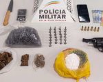 Foragido é preso com drogas e arma de fogo em Nova Serrana