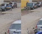 Vídeo: Ladrão furta bateria de caminhonete em Divinópolis