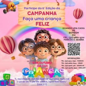 Participe: campanha &ldquo;Fa&ccedil;a uma crian&ccedil;a feliz&rdquo;, em Divin&oacute;polis