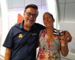 Ganhadora do Roletrando, Romualda do Serra Verde retirou seu prêmio no programa Jorge Neto