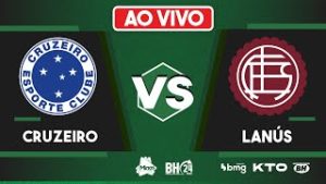 Final de jogo Cruzeiro 1&times;1 Lan&uacute;s pela Copa sul-Americana
