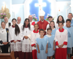Novena de Nossa Senhora Aparecida é iniciada no Quilombo com presença do Bispo