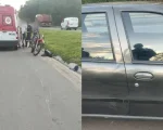 Divinópolis: Motociclista fica ferido em acidente com carro na MG-050