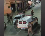 VÍDEO: PM é acionada para conter briga generalizada em Cajuru, após final da Copa do Brasil