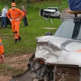 Oliveira: Acidente entre carros na BR-494 deixa um ferido
