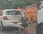 Vídeo: Acidente é registrado na av. JK em Divinópolis