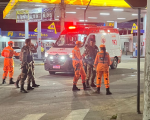 Acidente entre motos deixa três feridos na Av JK em Divinópolis