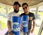 Fred e Fabrício animam o Estúdio de Vidro da Rádio Nova Sertaneja BH 94.5 com show exclusivo