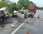 BR-494: Bombeiros determinam causa de acidente que matou duas pessoas carbonizadas e feriu outra