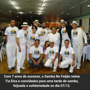 Vem a&iacute; a s&eacute;tima edi&ccedil;&atilde;o do &ldquo;Samba no Feij&atilde;o&rdquo;