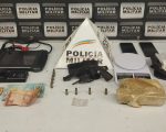 Divinópolis: trio é preso com drogas, armas e veículos furtados