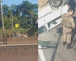 Foragido por feminicídio morre após perseguição na Grande BH; vídeo mostra tiroteio na BR-381