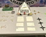 Homem é preso com duas granadas e drogas em Betim