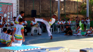 Jogos Divin&oacute;polis de Capoeira: evento esportivo &eacute; realizado em diversas escolas da cidade