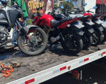 Nova Serrana: PCMG apreende carro e 17 motos durante operação