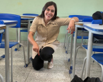 Deputada Lohanna visita obras em escolas beneficiadas com emendas impositivas