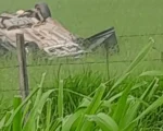 Homem fica ferido após carro capotar na MG-050 em Divinópolis