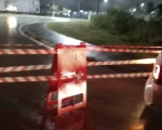 Divinópolis: Settrans interdita av. JK por causa da forte chuva