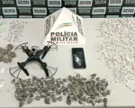 Nova Serrana: PM apreende mais de 400 pedras de crack no Beco do Bicudo
