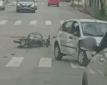 Motociclista fica ferido em acidente com carro no Niterói em Divinópolis