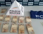 Nova Serrana: PM prende acusados de roubo e recupera parte do dinheiro