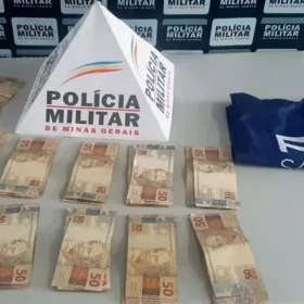 Nova Serrana: PM prende acusados de roubo e recupera parte do dinheiro