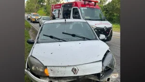 S&atilde;o Sebasti&atilde;o do Oeste: Chuva provoca acidente e deixa cinco feridos na MG-050