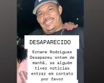 Familiares procuram por Ernane Rodrigues desaparecido em Divinópolis