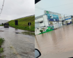 Chuva forte provoca alagamentos em Divinópolis