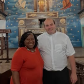 Igreja Matriz de S&atilde;o Gon&ccedil;alo recebe visita da Ministra Maca&eacute; Evaristo