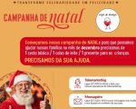 Projeto Laços e Abraços lança campanha de natal e precisa de apoio para arrecadar cestas básicas para famílias carentes