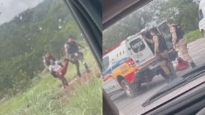 Persegui&ccedil;&atilde;o e troca de tiros na BR-262 termina com ladr&atilde;o ferido em Nova Serrana