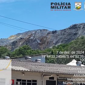 Pilha de rejeitos desmorona de mina em Conceição do Pará