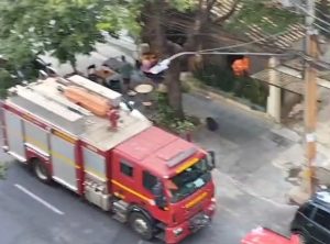 Vídeo: princípio de incêndio atinge lanchonete no Centro