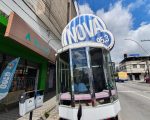 Estúdio móvel da rádio Nova Sertaneja esta AO VIVO na nova loja A GRANEL Divinópolis.