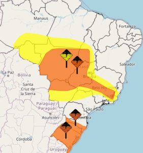 Veja a previs&atilde;o do tempo para Divin&oacute;polis neste domingo (01)