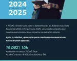 FIEMG promove evento para apresentar balanço anual de 2024 e perspectivas para 2025