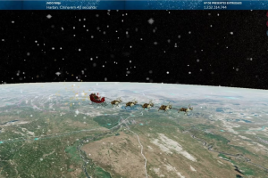 Plataforma desenvolvida pelo Comando de Defesa Aeroespacial Norte-Americano permite ao p&uacute;blico acompanhar &ldquo;ao vivo&rdquo; trajet&oacute;ria do Papai Noel