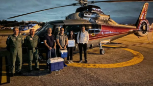 Transplante garantido: helic&oacute;ptero do Governo de MG leva &oacute;rg&atilde;os de Divin&oacute;polis para BH