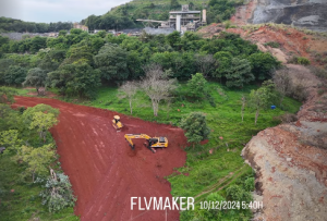 Mina de Turmalina: M&aacute;quinas construir&atilde;o as barreiras de conten&ccedil;&atilde;o