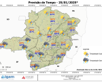 Previsão do tempo para Divinópolis sábado (25)
