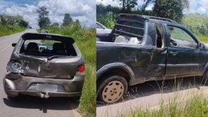 Motorista b&ecirc;bado &eacute; preso ap&oacute;s provocar acidente com dois feridos em Cl&aacute;udio