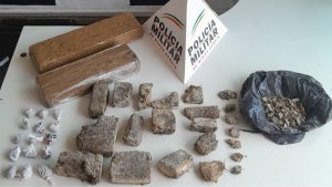 Adolescente de 15 anos &eacute; apreendido com 4 kg de maconha em Cl&aacute;udio