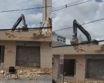 Antigo prédio da Maçonaria começa a ser demolido para expansão da Câmara em Divinópolis